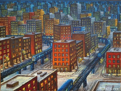 "Miasto", 2024, Adam Patrzyk