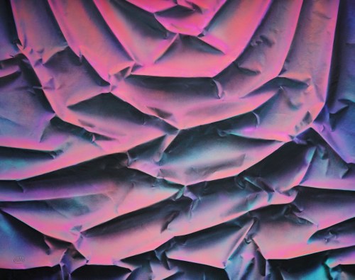 Magenta Shining, z cyklu: "Space Artifacts", 2024, Paweł Bienkiewicz