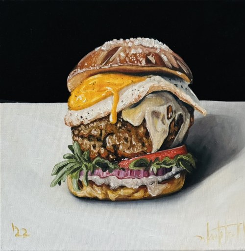 Hamburger, 2022, Szymon Kurpiewski