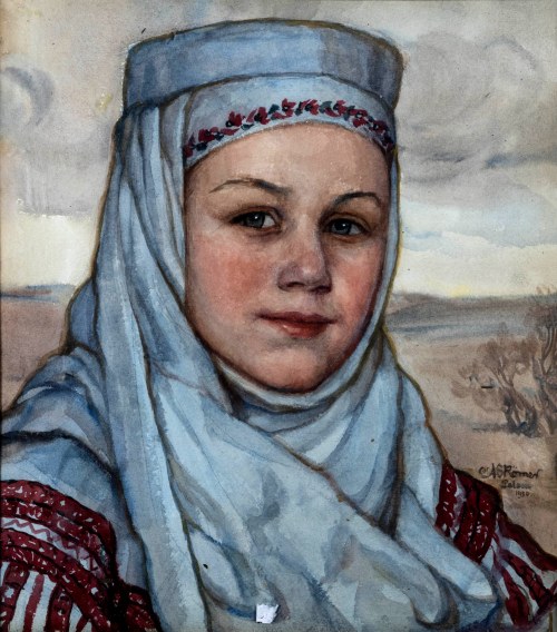 Portret młodej dziewczyny, Anna Sołtan-Romerowa
