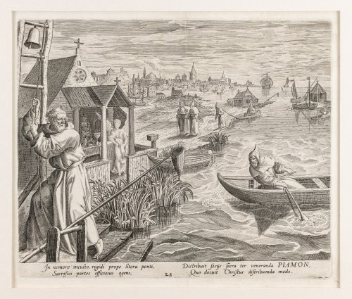Piamon Diocles jako eremita, 1583-1588, Maerten de Vos