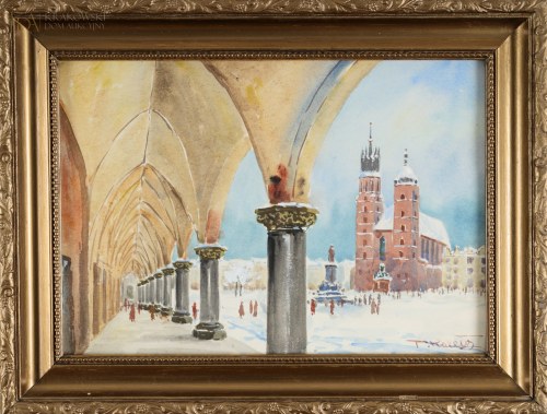 "Kraków - podcienia Sukiennic", Tadeusz Kaleta