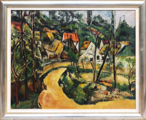 Widok z Montgeroult wg Paul'a Cezanne, 1952 r, Suzanne van Damme