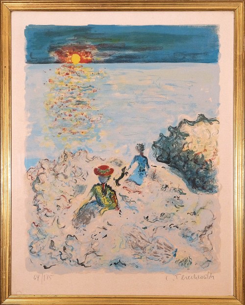 Coucher de soleil sur la mer, Constantin Terechkovitch