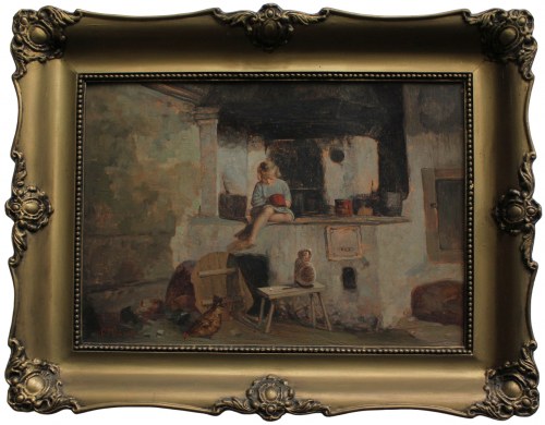 Na zapiecku, František Mrázek