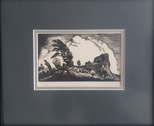Ruiny zamku ..., Wilhelm Wilk-Ossecki
