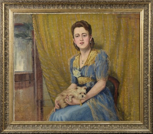 Dama z pieskiem, 1946, Janusz Jarosiewicz