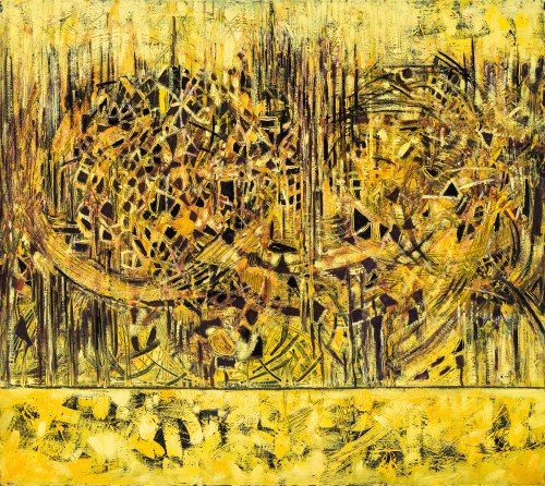 Z cyklu "Chaos - Żółty", 2010, Barbara Frankiewicz