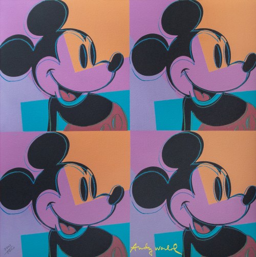 Quadrant Mickey, Andy Warhol