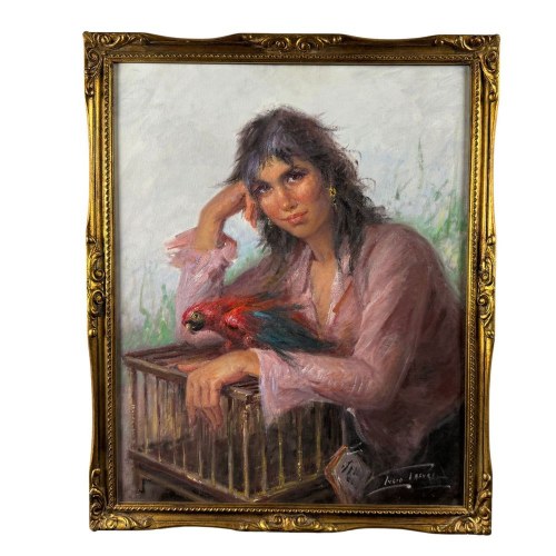 Dziewczyna z klatką i papugą - Lucio Tafuri, Lucio Tafuri