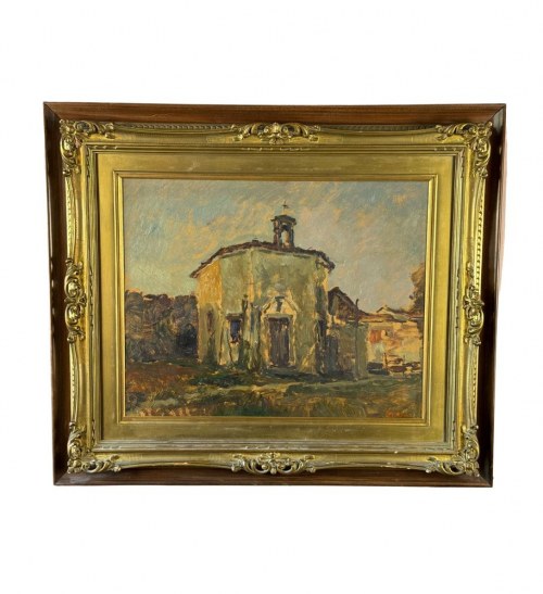 Mały wiejski kościół - Antonio Coceani (1894-1983), Antonio Coceani