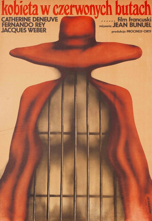 Kobieta w czerwonych butach, 1977, Krzysztof Nasfeter