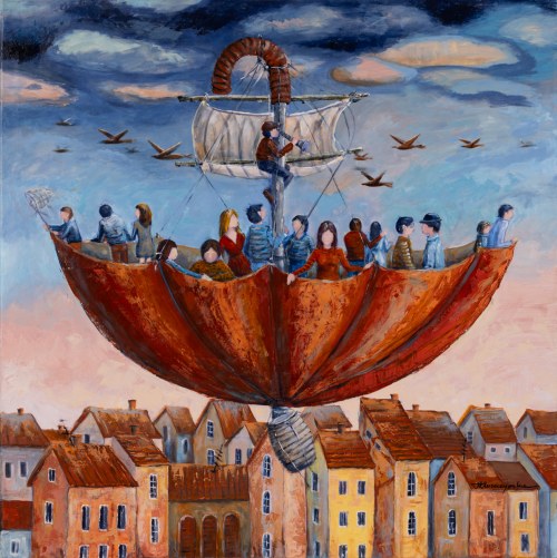 Sen parasola, 2024, Teresa Kluszczyńska