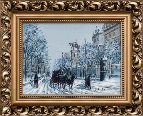 Paryż zimą, 2004, J.S. Niewiarowski