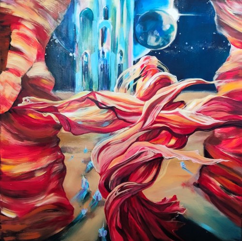 DIUNA 110 x 110 cm, Aleksandra Wiśniewska