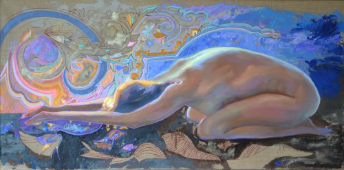 Z MIŁOŚCIĄ DO SECESJI, BALASANA, 50 x 100 cm., Olga Pelipas