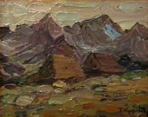 Szałasy górskie w Tatrach,1960, Tadeusz Kurek