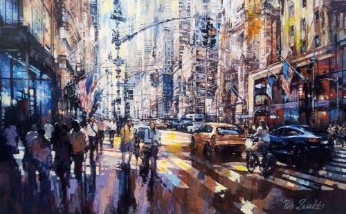 Metropolis. St. Thomas Church Manhattan NY, part 2, 2024, Piotr Zawadzki