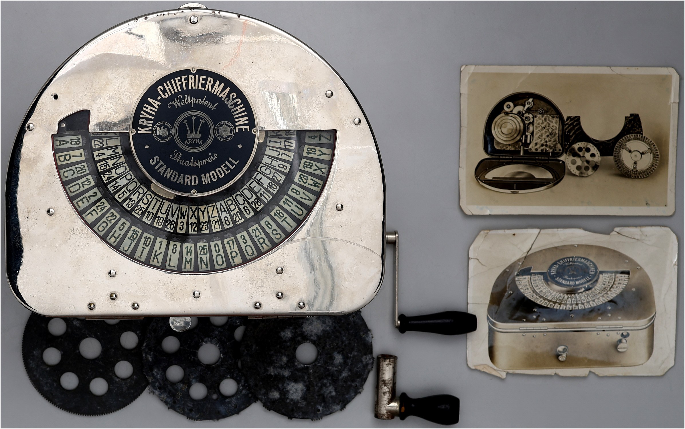 Germany, cipher machine, Kryha Chiffriermaschine (circa 1920-1930