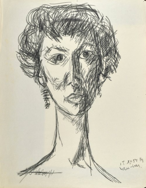Popiersie kobiety, 1954, David Lan-Bar