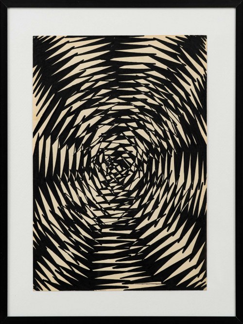 Kompozycja czarno-biała, 1976, Jacenty Wójcik