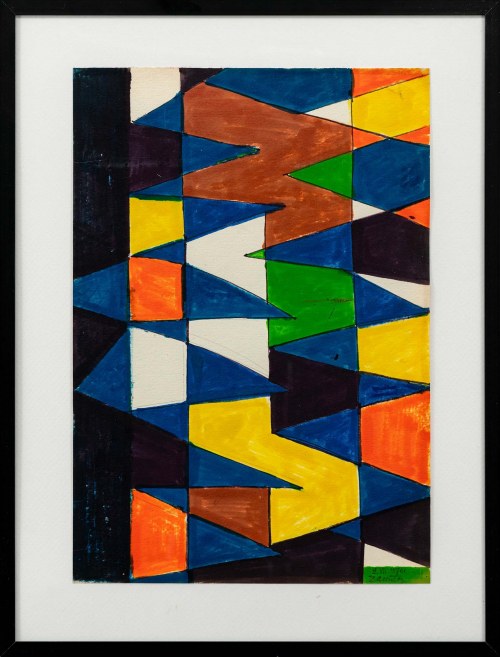Kompozycja wielobarwna, 1976, Jacenty Wójcik
