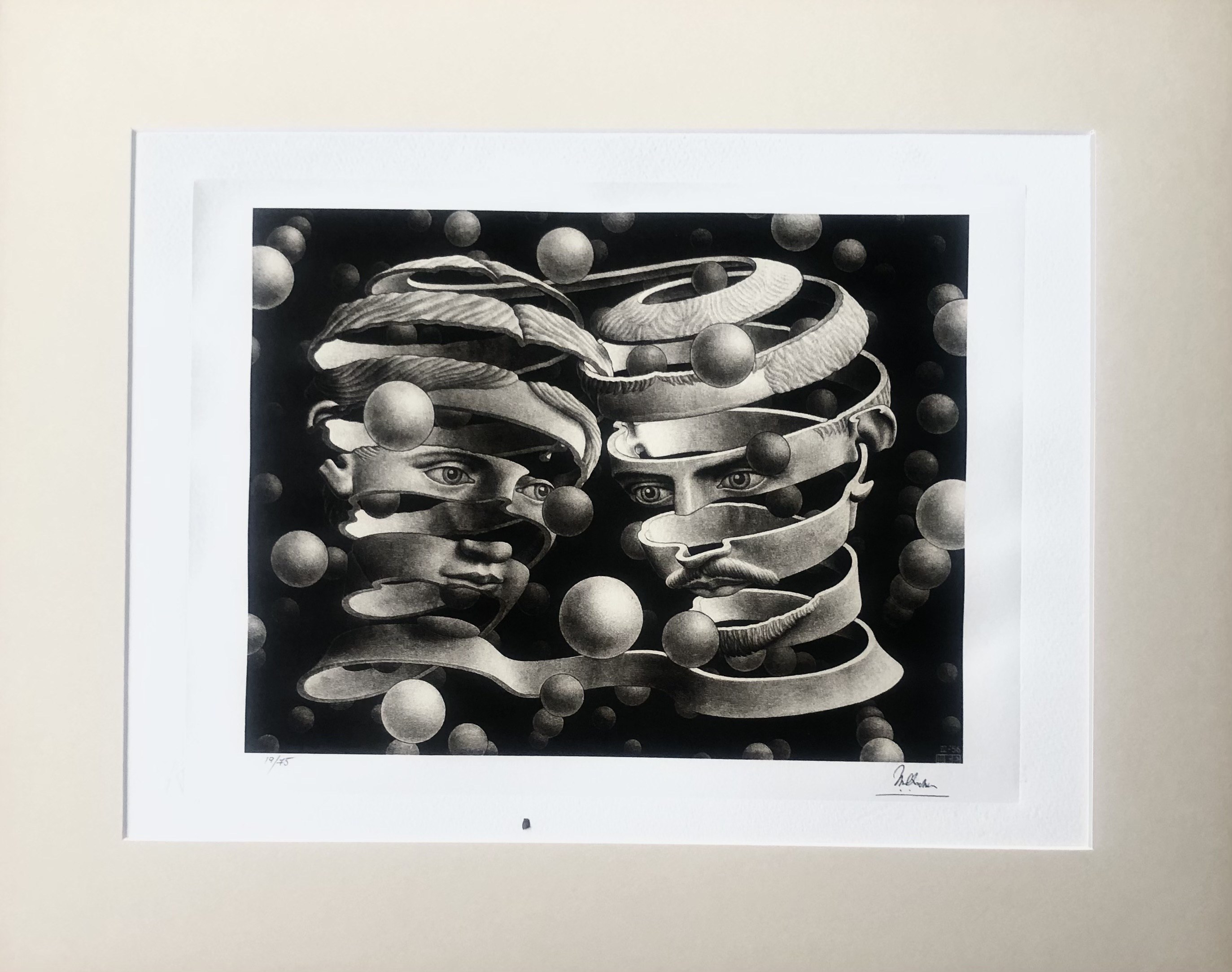 Maurits Cornelis Escher (1898-1972), Bond of Union (Związek) - Aukcja ...