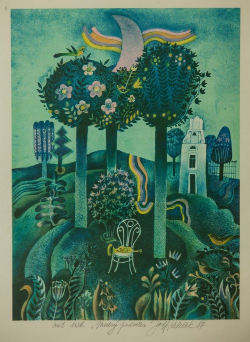 Modrý podvečer, 1987, Josef Paleček