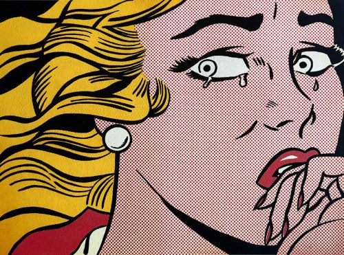 Crying girl, Roy Lichtenstein
