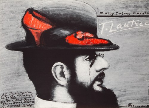 22. Ogólnopolska Giełda Plakatu - Galeria BWA Poznań. Wielcy Twórcy Plakatu T.Lautrec, 1988, Mieczysław Górowski