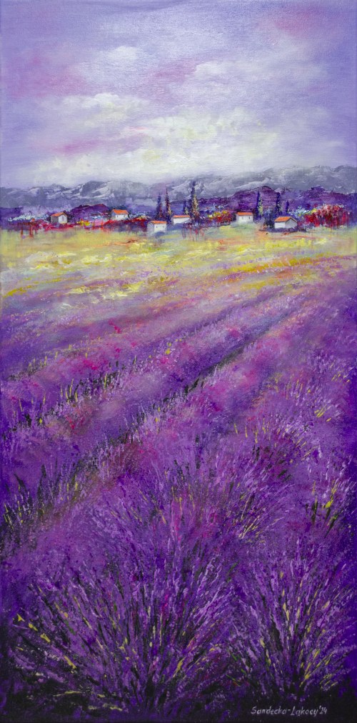 Scent of lavender, 2024, Anna Sandecka-Ląkocy