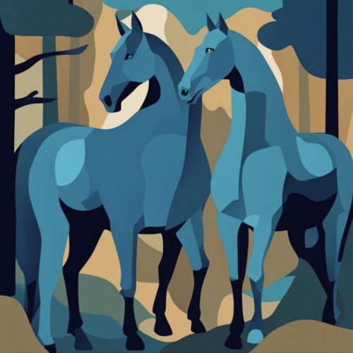 Horse duo, 2025, Three Art