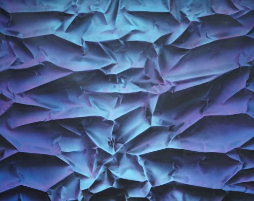 Blue Being z cyklu Space Artifacts, 2025, Paweł Bienkiewicz