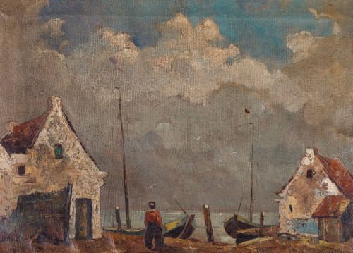 WIOSKA RYBACKA, poł. XX w., G. Eriks