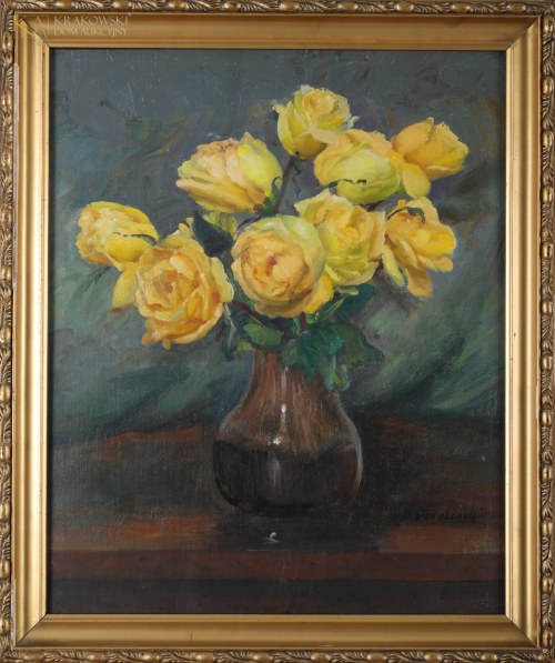 "Żółte róże", Jan Kazimierz Dzieliński