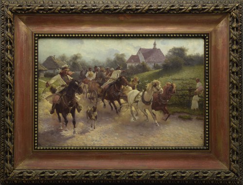 Wesele, ok. 1894, Adam Kazimierz Ciemniewski