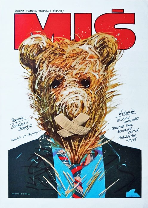 Miś, plakat filmowy (sygnowany), Andrzej Pągowski