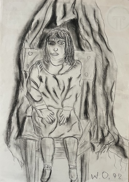Portret Marysi Siwiec, 1998, Wiesław Obrzydowski