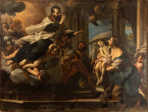 Święty wskrzeszający dziecko, Giuseppe Bartolomeo Chiari