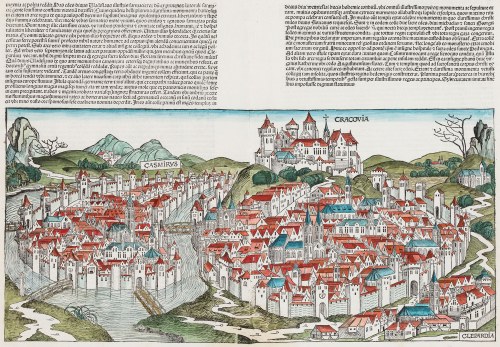 "Widok Krakowa", Hartmann Schedel
