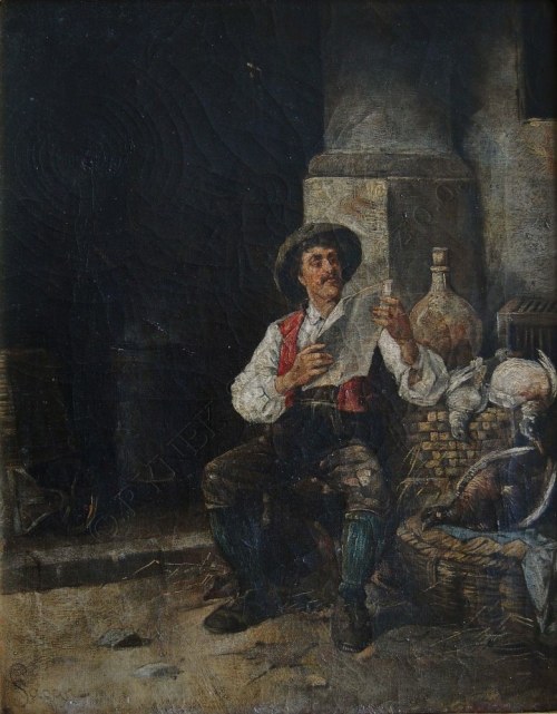 Czytający list, A.N.