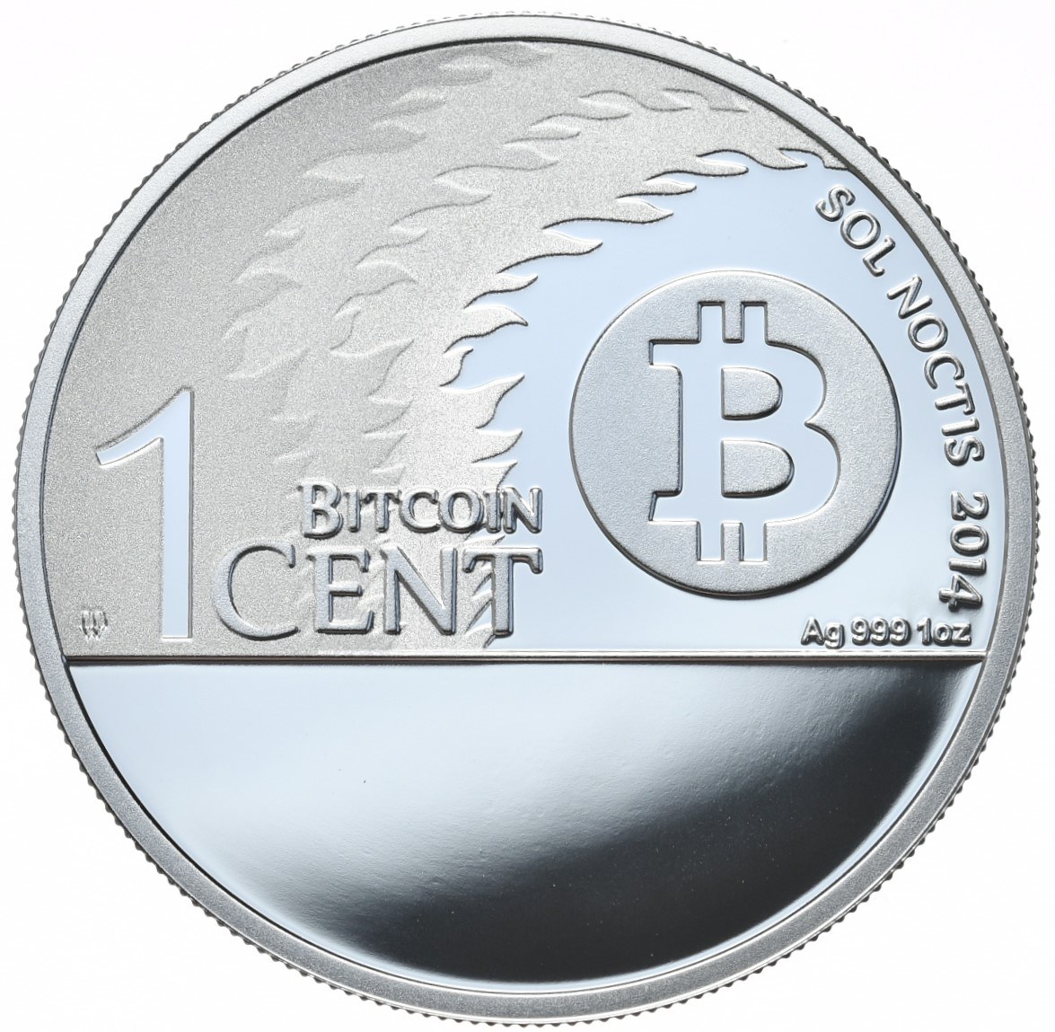 1 cent Bitcoin 2014r., 1 oz., Sol Noctis, Mennica Polska S.A. - Subasta en  línea / Licitación en línea - Precio - OneBid