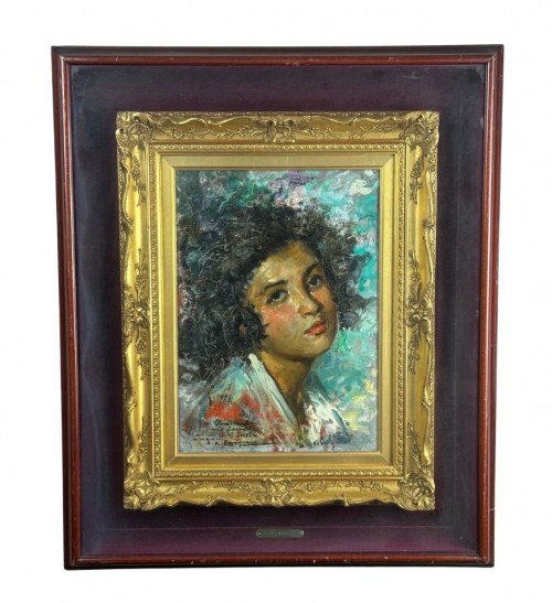 Portret młodej kobiety - Roberto Carignani, Roberto Carignani