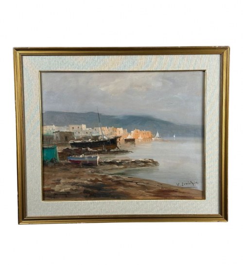 Neapolitański pejzaż morski - Vincenzo Laricchia, Vincenzo Laricchia