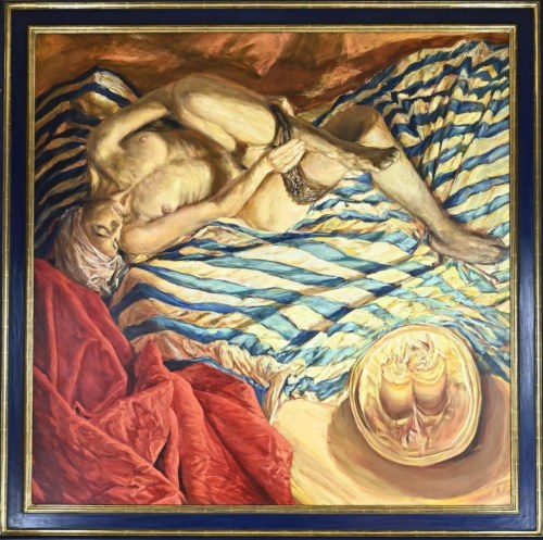 Akt w świetle świec, 2000, Mirosław Sikorski