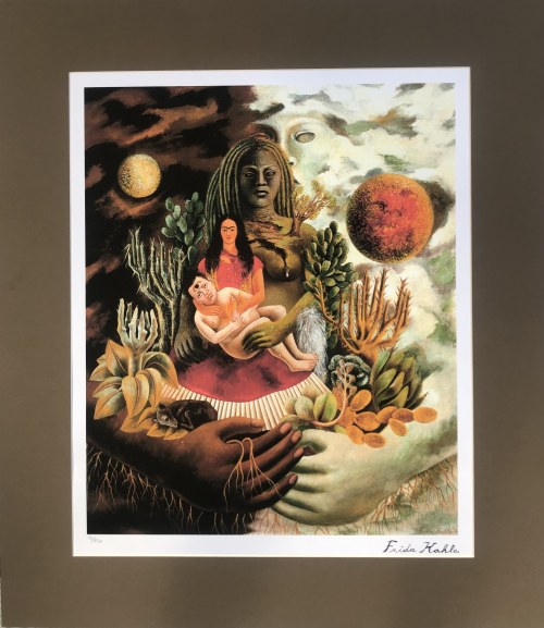 Miłosny uścisk Wszechświata. Ziemia., Frida Kahlo