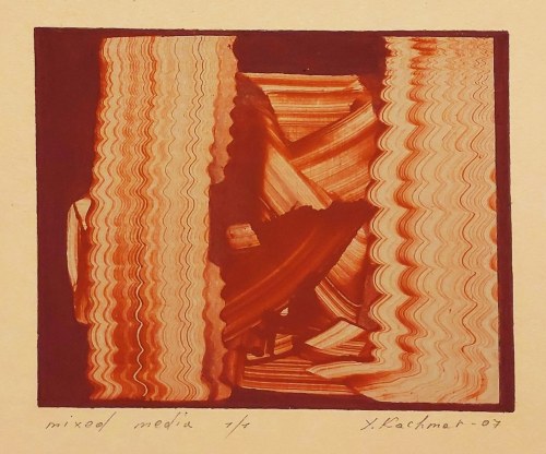 Bez tytułu 323, monotypia, 2007, Yaroslav Kachmar