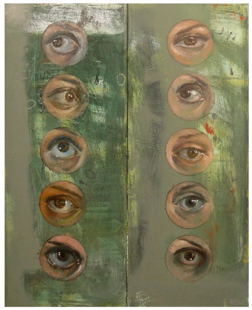 Dekalog, dyptyk, 2016, Barbara Porczyńska
