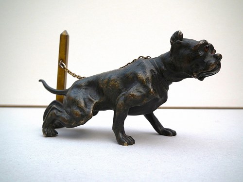 rzeźba psa Staffordshire bull terrir, Pracownia Alphonse'a Giroux
