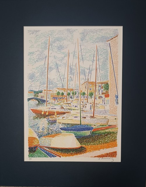 (1929-2017) Port Grimaud VI, Serge Mendjisky